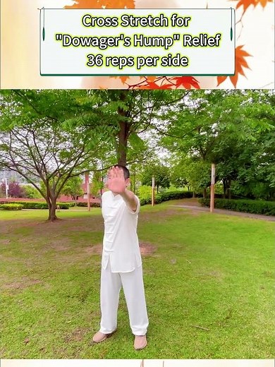 Get RID of Dowager's Hump with this ONE Simple Stretch!