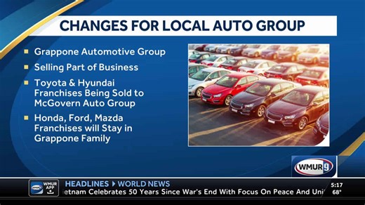 Grappone Automotive Group announces sale of some of its franchises