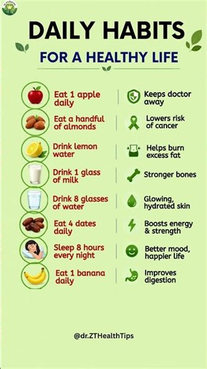 Daily Healthy Habits That Can Transform Your Life | Everyday Health Tips | Dr. ZT's Health Tips