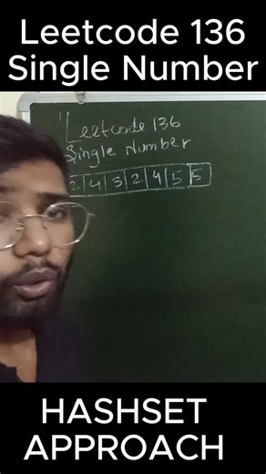 UDAL YADAV on Instagram: "LEETCODE 136 , Dsa problem #dsa #leetcode #coding #viralreels #trending"