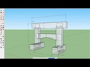 Timber Frame Design Using SketchUp Part 2: Drawing a Trestle Pony