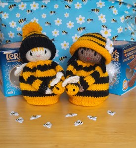 Bizzy Bee Chocolate Orange Covers Knitting Pattern - Etsy UK