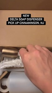 $30 • New Delta Soap/ Lotion Dispenser for Sink - retail $79 Delta Faucet Essa Pump Soap/ Lotion Dispenser Gold, Countertop Soap Dispenser, Top Fill Deck Mount Soap Dispenser, Champagne Bronze RP100736CZ - Retail $79 Description The Delta® Essa® Collection is a soft, modern take on euro design with subtle detailing accents which allow the soap dispenser to blend with both contemporary and transitional design. Increase the functionality of your kitchen with a deck-mounted soap dispenser. Color Ch