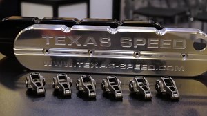 Here's a look at our new Texas Speed & Performance LS3 rocker arms made from steel with a roller tip. We've built these rockers with a similar design to OE but with extra bracing and a roller tip that makes it lightweight, quieter and dependable. The result is a lighter rocker arm that also reduces friction! | Texas Speed & Performance