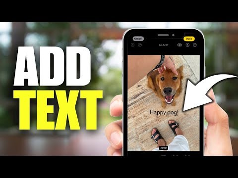 How To Add Text To Photo on iPhone