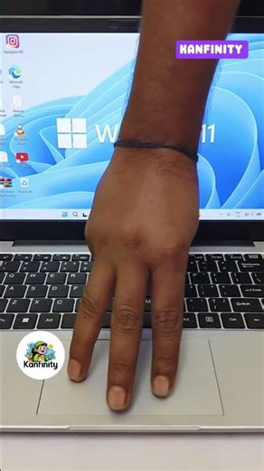 Touchpad Hidden Tricks You Didn’t Know! 🤯 | Laptop Magic in Seconds#asmr #shorts #tricks #trending