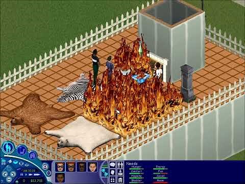 The Sims 1 - Fire Mania 2!