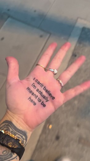 Ronnie Radke Palm Tattoos | Jodie A Collaboration
