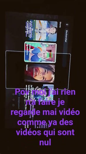 je Scroll sur mon compte youtube