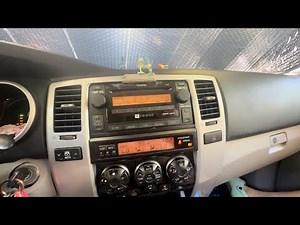 2006 Toyota 4Runner How to install oe radio