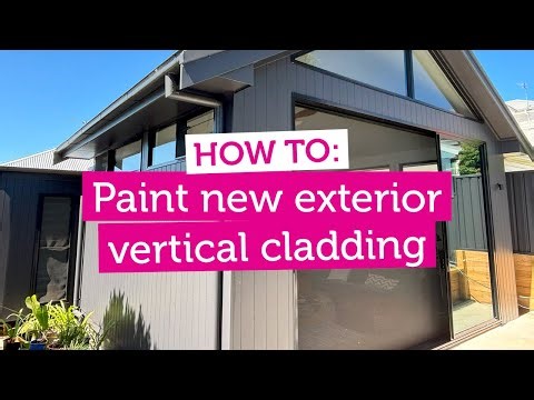 How To Paint New Exterior Vertical Cladding | Inspirations Paint