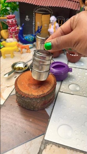 Miniature ￼￼mini lunch￼ box packing ￼😋🥰#food #viral #shortvideo