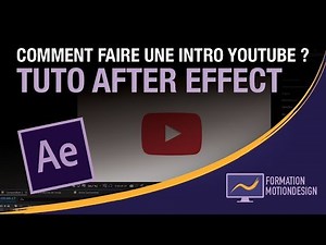 Comment faire une intro YouTube sur After Effect ? - Tutoriel Adobe After Effect