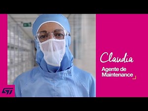 Claudia, agente de maintenance à Crolles