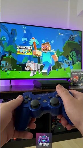 Minecraft on PS3 Slim Nostalgia