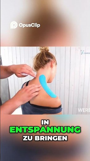 Neck taping - pre-tension & technique explained