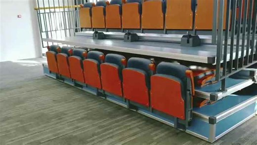 Retractable Grandstand Portable Telescopic Seating Bleacher for Stadiums Theaters Indoor Outdoor Activities