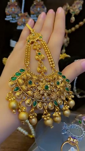 26 reactions · 12 shares | Beautiful Rajaari Jhoomar https://ayeshascollection.com.pk/product/rajwari-jhoomer-rj-2 | Signature Jewellery by Ayesha | Facebook