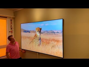 2025 TCL 85" X11K MINI-LED TV unboxing and wall mounting - TCL WM54-85 flushed mount
