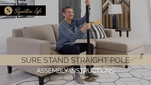 Sure Stand Straight Pole Assembly Instructions