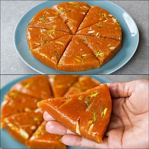 Quick & Easy Besan Ka Barfi | 4 Ingredients Besan Barfi | Homemade Besan Sweet Halwa | N'Oven - Cake & Cookies