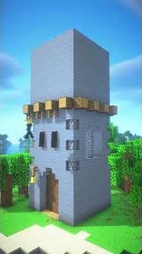 clock tower #minecraft #minecraftbuilding #minecrafttutorial