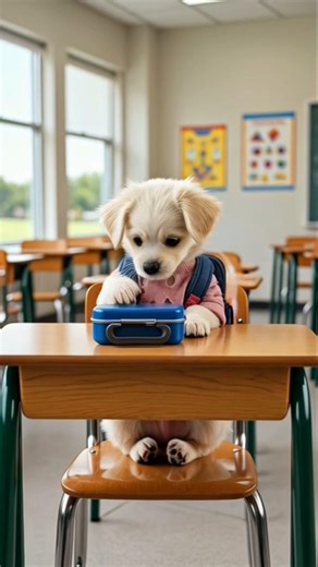 puppy ajj gya school #shorts #shortvideo #dogstorywala