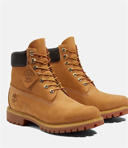 Timberland Premium 6-Inch Waterproof Boot in Wheat Nubuck