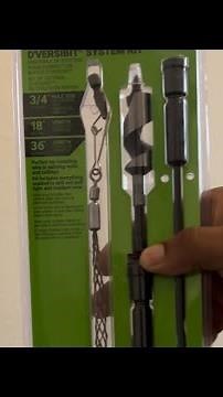 Drill Through A Fire Block With Greenlee Extension Bits 💎