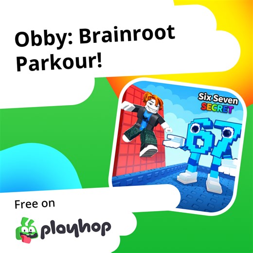 Obby: Brainroot Parkour!: Play Online For Free On Playhop