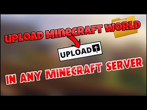 HOW TO UPLOAD WORLD (MAP) IN MINECRAFT SERVERS | HOW TO UNLOAD LOBBY IN MINECRAFT SERVER | KS