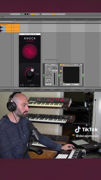 Use KNOCK Clipper if you want a punchy kick drum 🥁🔥 #decap #vst #vstplugin #knockclipper