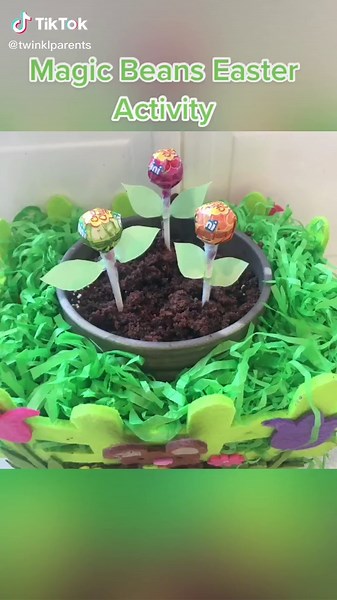 DIY Magical Easter Activity: Growing Lollipops from Jelly Beans!
