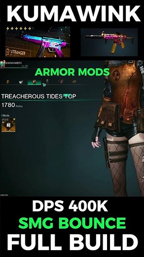 ONCE HUMAN KUMAWINK BOUNCE DPS 400K FULL BUILD🥶#oncehuman