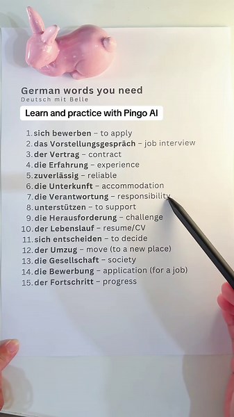 German words you need! 🙆🏻‍♀️ Let's go! #germanlanguage #deutschlernen #learngerman #learninggerman #speakgerman #vokabeln
