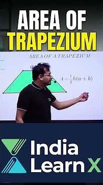 How to Find the Area of a Trapezium? 📐✨ #shorts #maths