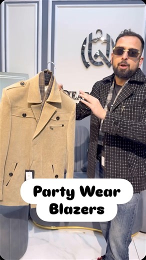 Wear U Want By Kunal 👕🛍️ | Fancy Blazer Game Strong — Class With Swag 🔥 Upgrade your winter style with our fancy pattern blazers with muffler ✨ Perfect for parties,... | Instagram