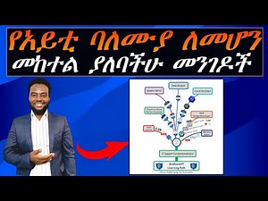 IT career Path for Ethiopians አይቲን: ኮምፒዩተር: ቴክኖሎጂን ለመማር መከተል ያለባችሁ መንገዶች computer Course in Amharic