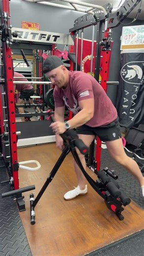 The Merach dual track ab trainer lets you hit abs in a smoother, tighter motion than regular rollers