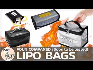 Quick Summary to FOUR Cheap LIPO Safe Bags (Soon to be Tested!)