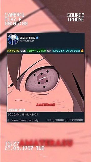 NARUTO USE PERVY JUTSU ON KAGUYA🔥#naruto