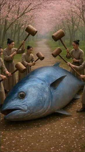 Giant Fish Explosion! Workers Shocked as Tortoises Come Out 😱🐢 #animalrescue #seaturtleconservation