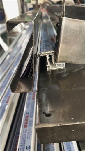 PVC profile production process and finished product display and finished product display #pinshi