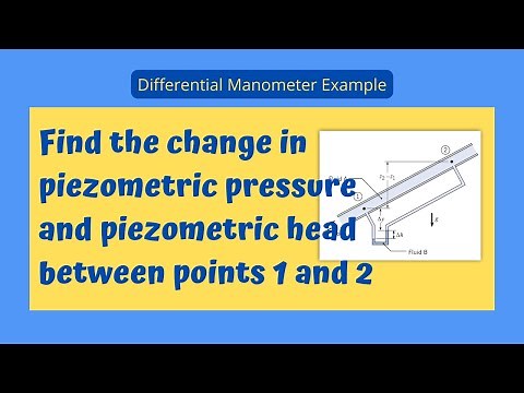 Differential Manometer Sample Problem | Fluid Mechanics Lesson 8