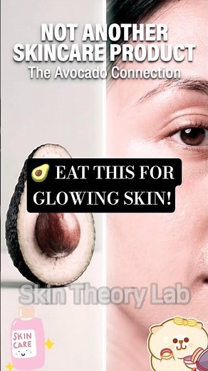 Avocado Benefits for Healthy, Glowing Skin 🥑 | Skincare #skincare #healthyskin #shorts