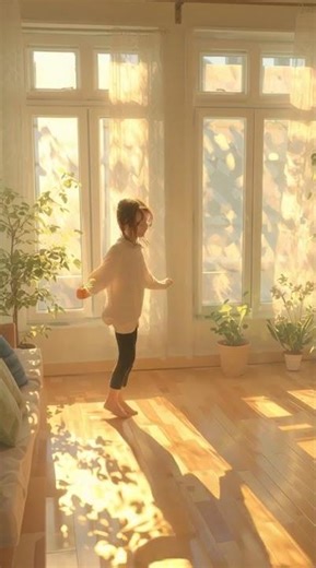 DANCING GIRL IN HOME