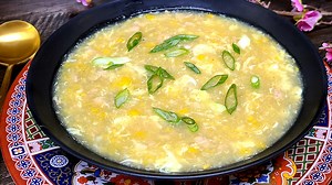 69K views · 1.2K reactions | Trini Chinese Chicken Corn Soup 2 cup chicken finely chopped 1 tsp chinese salt 1 tbsp oil 1 tbsp minced garlic 6 cups water 1 can creamed corn 1 tsp sesame oil 1 tsp low sodium soy sauce 1 tbsp corn starch with 1/4 cup water 2 eggs beaten Chopped scallions to garnish | Trini cooking with Natasha | Facebook