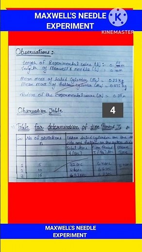 MAXWELL NEEDLE EXPERIMENT | MODULUS OF RIGIDITY USING MAXWELL'S NEEDLE | MODULUS OF RIGIDITY |