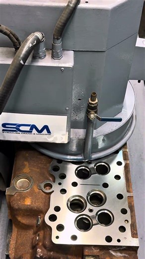 Cylinder Head Resurfacing Process #AutomotiveTips #MechanicLife #AutoEducation #DIYMechanic #shorts