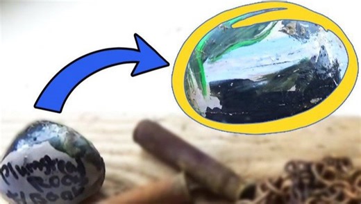 Mudlarking the River Thames to discover plenty of Royal Marines buttons